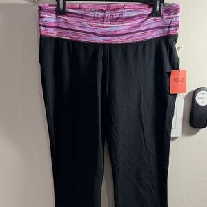 Mossimo Supply Co. Black and Pink Track Pants